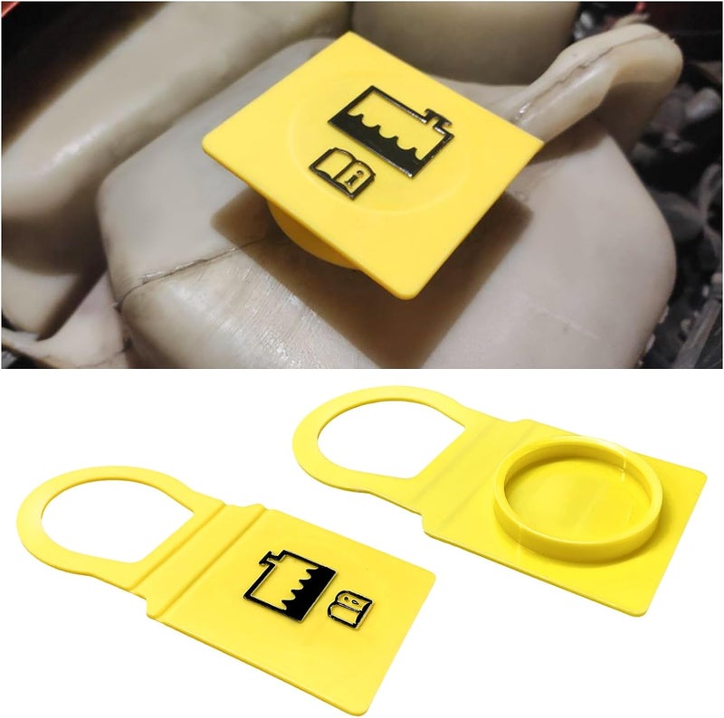 Wevdn Engine Coolant Reservoir Cap, Coolant Recovery Water Tank Cap OEM 55111074AA 52079331, Coolant Tank Cap Compatible with Grand Voyager Wrangler Cherokee, Car Accessories (2 PCS) - Image 1
